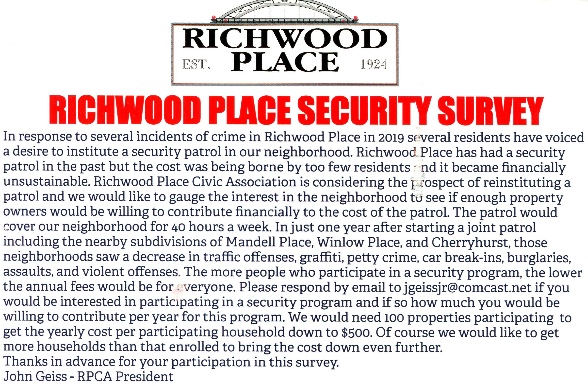 Security Postcard
